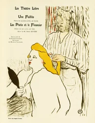 A Blonde Woman Looks at Herself in a Mirror While She Gets Her Hair Styled