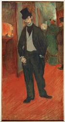 Doctor Gabriel Tapie de Celeyran in a Theatre Corridor