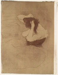 Elles: Woman Combing Her Hair