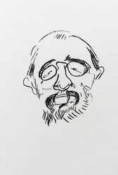 Henri Toulouse-Lautrec. Self portrait.