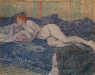 Nude Lying on a Couch