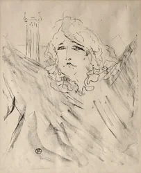 Portraits of Actors and Actresses: Thirteen Lithographs: Sarah Bernhardt