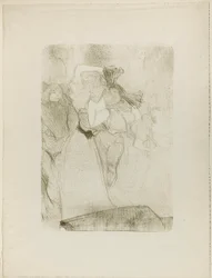 Rear View of Lender Dancing the Bolero in Chilpéric