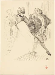Rejane and Galipaux in "Madame Sans-Gêne"