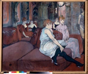 Salon at the Rue des Moulins