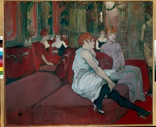 Salon at the Rue des Moulins
