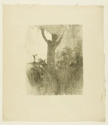 Schlomé Fuss in the Synagogue, from 