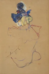 Seated Woman from Behind - Study for "At the Moulin Rouge"