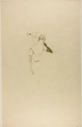 Yvette Guilbert, in Colombine to Pierrot