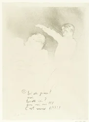 Portrait of Marcelle Lender and Albert Brasseur at the Variety Show