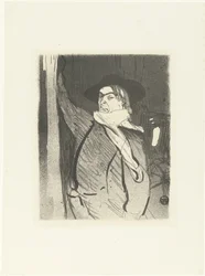 Portrait of Singer and Cabaret Artist Aristide Bruant (Le cafe concert)