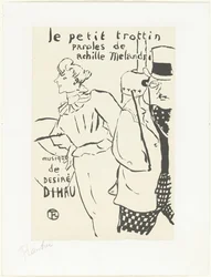 Woman as Errand Girl and Man with Hat