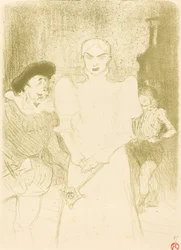 At the Opera: Mme. Caron in Faust
