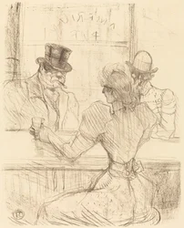 At the Picton Bar, rue Scribe