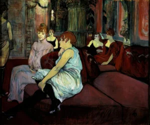 At the Salon of the Rue des Moulins