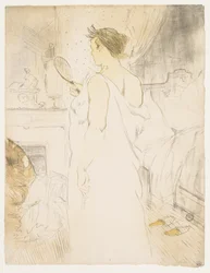 Elles: Woman with a Hand Mirror