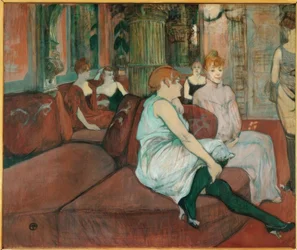 In the Salon of the Rue des Moulins