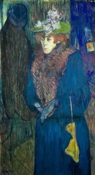 Jane Avril Entering the Moulin-Rouge