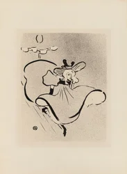 Jane Avril, from Le Café-Concert