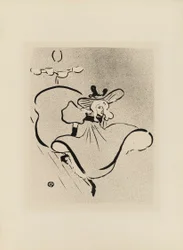 Jane Avril, from The Café-Concert