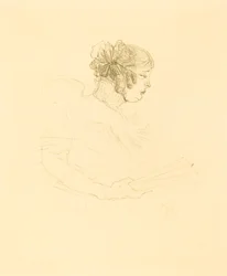 Luce Myres in Profile, 1895