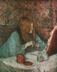 Madame Poupoule at her Toilet