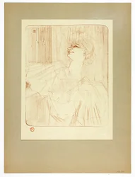 At Menilmontant by Bruant, plate four from Yvette Guilbert