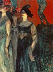 Messalina Between Two Extras