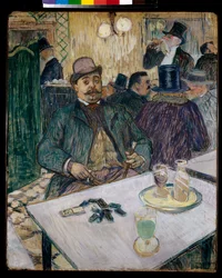 Monsieur Boileau at the Cafe