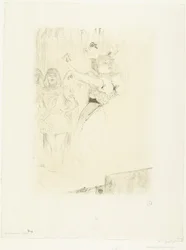 Portrait of Actress Marcelle Lender Dancing the Bolero in the Opera Chilpéric