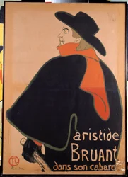 Poster Depicting Aristide Sparrow in His Cabaret