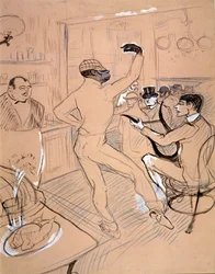 Rafael Padilla called Chocolate, dancing in a bar
