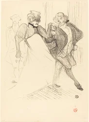 Rejane and Galipaux in "Madame Sans-Gêne"