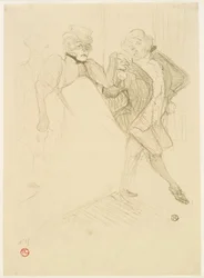 Réjane and Galipaux in Madame Sans-Gêne