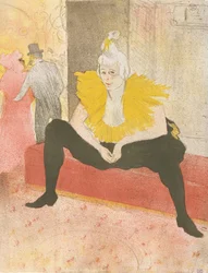 The Seated Clowness Mademoiselle Cha-u-ka-o from the Series Elles
