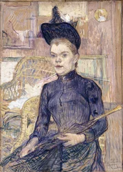 The Woman in the Black Hat, Deaf Berthe, 1890