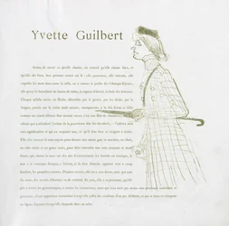 Yvette Guilbert-French Series: No. 1