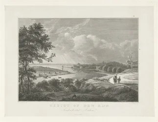 View of the Rhine Below Arnhem (Scenes from the Surroundings of the City of Arnhem series)