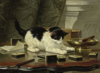 The Cat at Play, c. 1860-1878