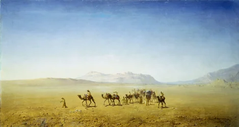 An Arab Caravan in the Desert