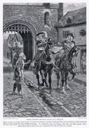 Henry throws Becket