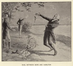 Duel between Burr and Hamilton