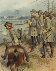General Robert E Lee at Fredericksburg