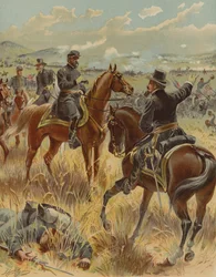 General Meade at the Battle of Gettysburg, American Civil War, 2 July 1863