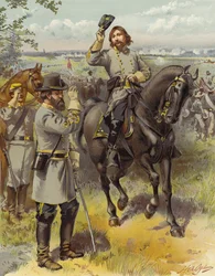 General Pickett Taking the Order to Charge from General Longstreet, Gettysburg, 3 July 1863