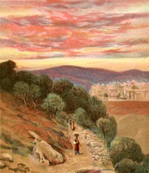 Mount of Olives and Jerusalem