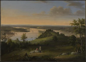 Scene on the Hudson River
