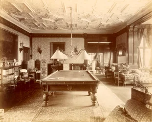 The Billiard Room at Ascott House, Buckinghamshire