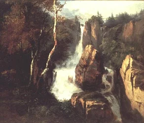 An Alpine Waterfall