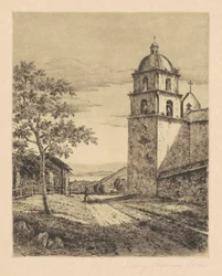Mission Santa Barbara, Looking South